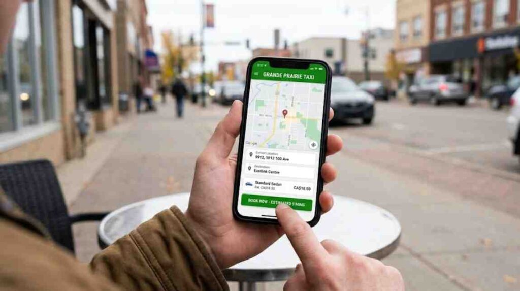 Book a Taxi Online in Grande Prairie in Under 2 Minutes – Step-by-Step Guide