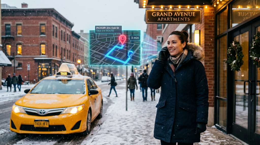 How to Book Taxi Online Cabs Safely During a Snowstorm in Grande Prairie